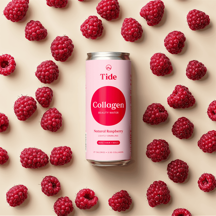 Tide Raspberry Collagen Water (250ml) - 12pk