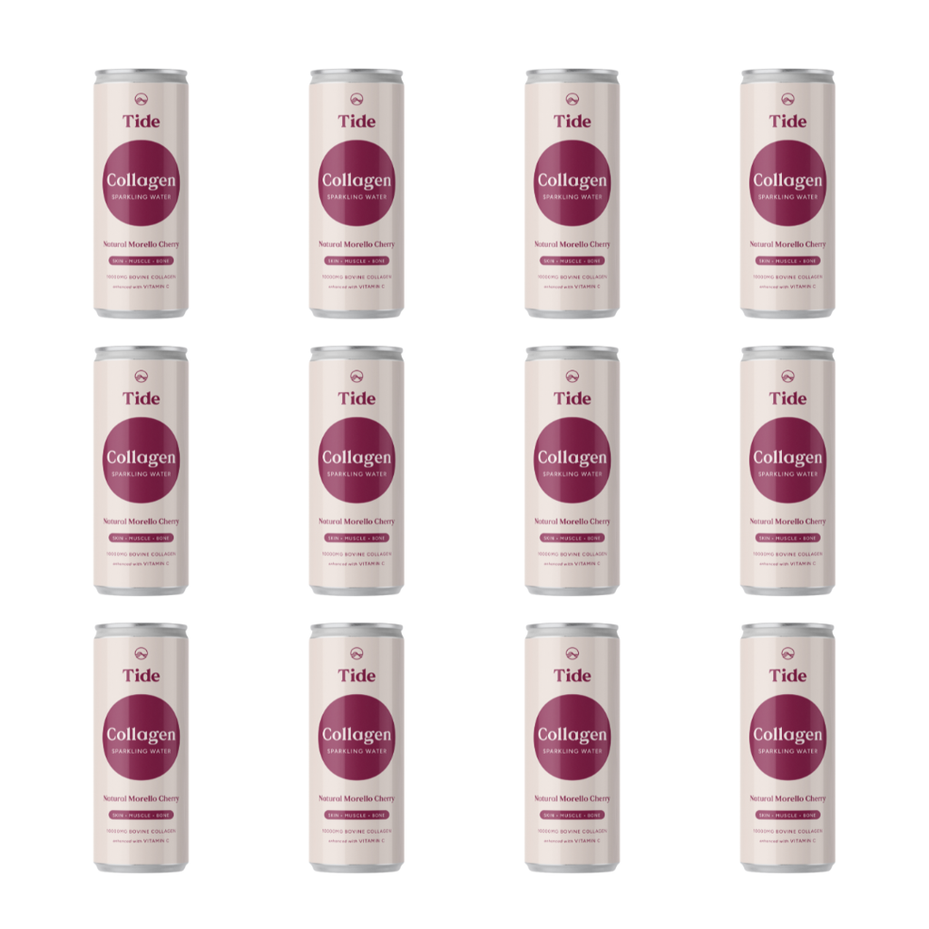 Morello Cherry Sparkling Collagen Water (330ml X 12)