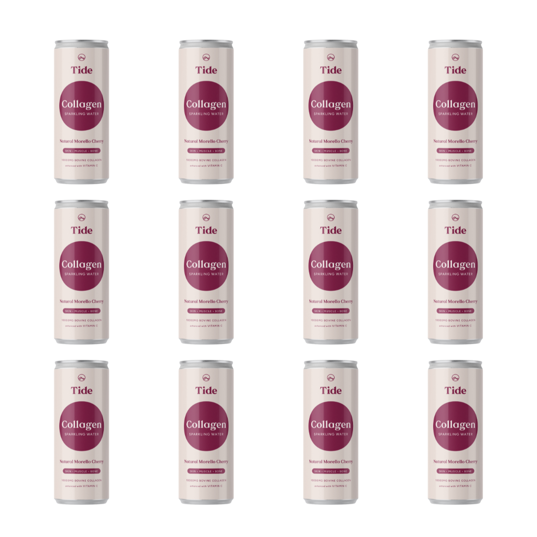 Morello Cherry Sparkling Collagen Water (330ml X 12)