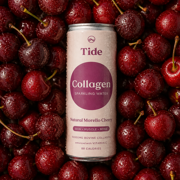 Morello Cherry Sparkling Collagen Water (330ml X 12)