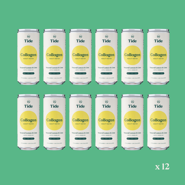 Tide Lemon and Lime Collagen Water (250ml) - 12pk
