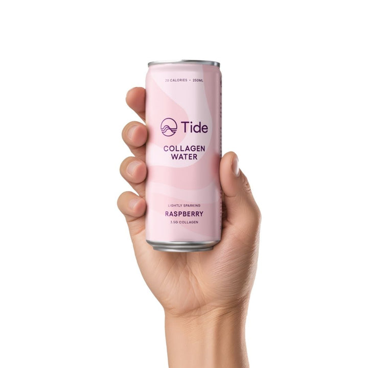 Tide Collagen Water - Sparkling Raspberry (250ml) - 24pk