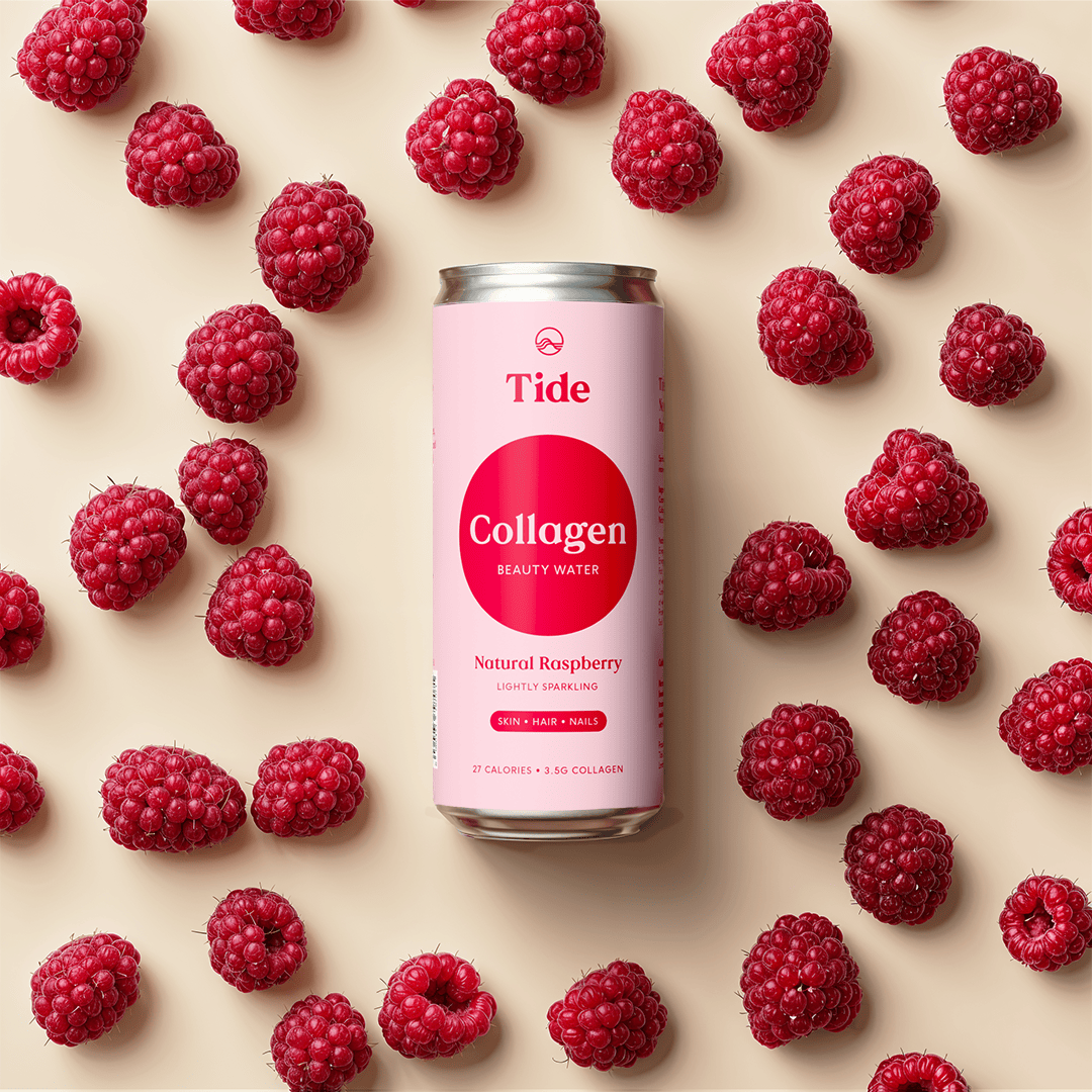 Tide Raspberry Collagen Water (250ml) - 12pk