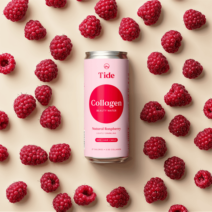 Tide Raspberry Collagen Water (250ml) - 12pk