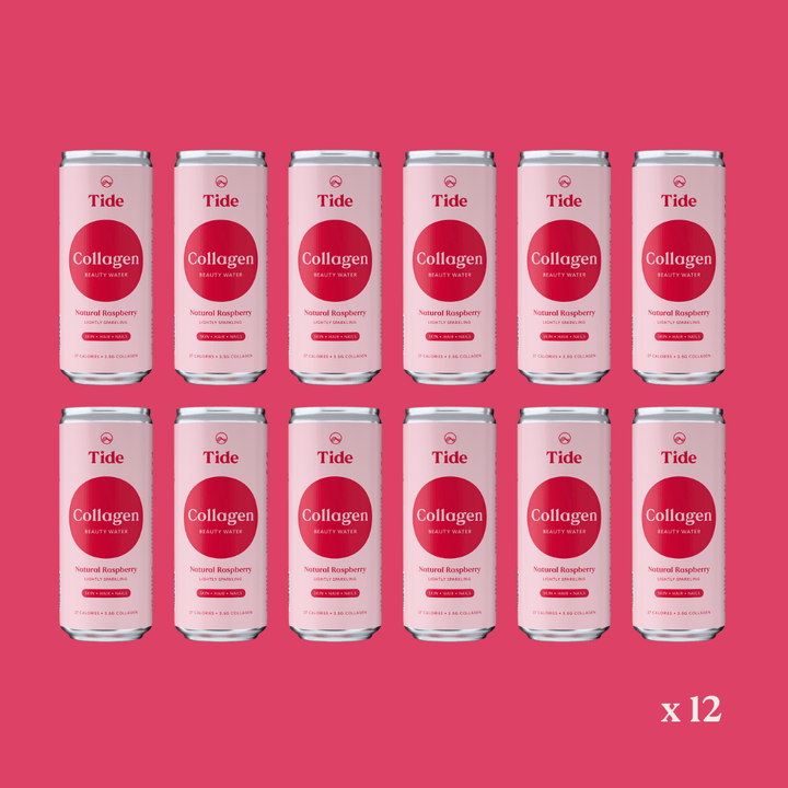 Tide Raspberry Collagen Water (250ml) - 12pk