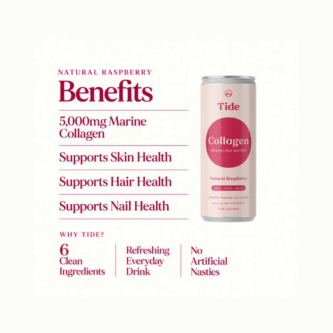 Raspberry Sparkling Collagen Water (330ml X 12)